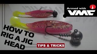 HOW TO RIG A JIG HEAD ON A SOFT BAIT | THE BEST & PERFECT WAY | TIPS & TRICKS |RAPTOR FISHING TACKLE