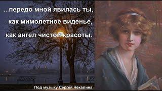 Передо мной явилась ты, как мимолетное виденье, как гений чистой красоты. Музыка Сергея Чекалина.