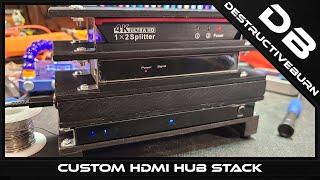 4K HDMI Selector Splitter Extractor Custom Case Build