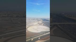 Dubai Landing: A Glimpse of Luxury in the Sky! ️ #best #viralshorts #entertainment