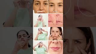 Gua sha face exercises for face lift #faceyoga