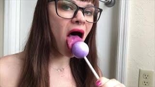 ASMR LOLLIPOP TEASER ~ glasses girl ~ jOin my patreOn | Satisfying Sunny Sounds