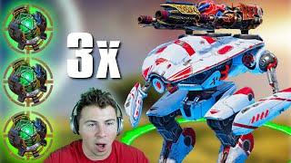 What Happens When You Add 3 MAX Repair Amplifiers... To The MENDER - Healing MADNESS | War Robots