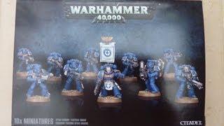 Space Marine Tactical Squad unboxing and review (WH40K)