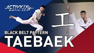 Taebaek - World Taekwondo, Black Belt Pattern