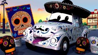 La Super Patrulla - El Carro Esqueleto - Auto City | Dibujos animados de carros