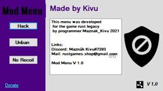 Rust Legacy New Hack (Mod Menu) by Kivu
