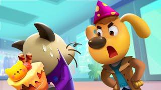 Who Stole the Birthday Cake? | Cartoons for Kids | Detective Cartoon | Sheriff Labrador