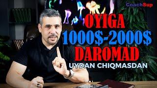 UYDAN CHIQMASDAN BIZNES / KATTA DAROMADLI G'OYA / MOLIYAVIY SAVODXONLIK / FARHOD MAMATOV (90)0695544