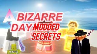 7 SECRETS & EASTER EGGS THAT YOU DIDN'T KNOW !!!  + ADMIN STAND | ROBLOX A BIZARRE DAY MODDED