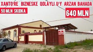 Xanto’re 6 sotokli 4 xanali bizneske qolay u’y 640 mln kelisimli 91-382-65-84 ; 91-270-22-21