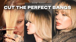 ️HOW TO CUT BANGS AND STYLE THEM AT HOME *step by step*