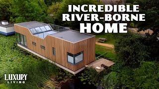 Buidling this Floating River Home from Scratch! | My Floating Home | Luxury Living