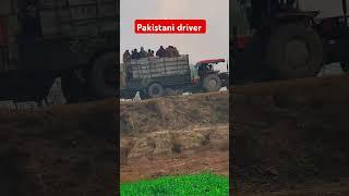 Pakistani driver omg tractor trolley #automobile #driverslife #farming #funny