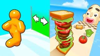 Tall Man Run + Sandwich Runner - All Level Gameplay Android,iOS - NEW MOD APK UPDATE GAMEPLAY