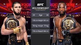 Islam Makhachev vs Leon Edwards Full Fight - UFC 4 Fight Of The Night