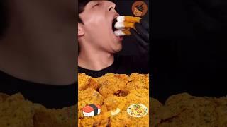 ( Mukbang BIGGEST Bites ) Nigiri Sushi | Cheese sticks | Creamy Pasta️