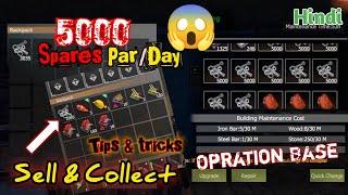 How To Collect Unlimited Spares In Opration Base || Last Day Rules Survival Opration Base #ldrs sk