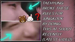 OMG!Taehyung Broke Rules For Jungkook By Doing This At Shoot Recently(New)#bts#taehyung#jungkook