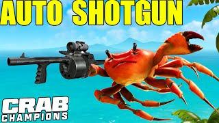 MASSIVE Crits w/ Auto Shotgun | CAN WE GO TO 60?! | Crab Champions Gameplay