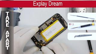 How to disassemble  Explay Dream, Take Apart, Tutorial