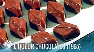 Making Liqueur Chocolates: Boozy Sweet Treats (1965) | British Pathé