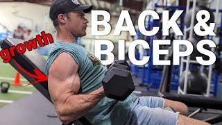 BACK & BICEPS WORKOUT ️ Buff Dudes Home Gym Plan Stage 4, Day 5