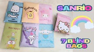 Paper Diy  Mega Sanrio Blind Bags Unboxing ASMR | Tutorial