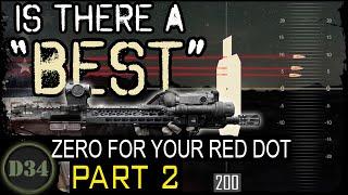 Is there a BEST ZERO for your RED DOT (PART 2)