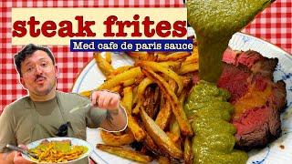 annonce STEAK FRITES & CAFÉ DE PARIS SAUCE - bedre end bearnaise!!!! 