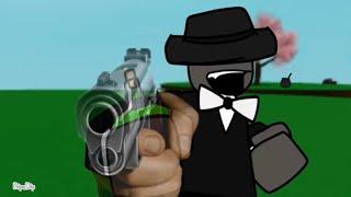 Dolo shoots SnowCliffx with a Gun | Roblox Slap Battles Animation Test