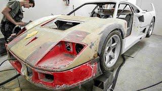 Michelotto Ferrari F40LM GTE Race Car Total Restoration Project