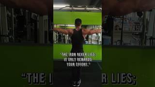 The iron never lies… #gymmotivationvideo