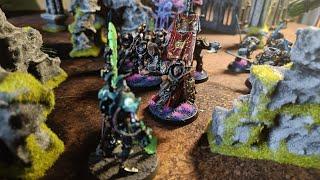 Necron Vs Grey Knight & Imperial Knight Warhammer 40k Battle Report