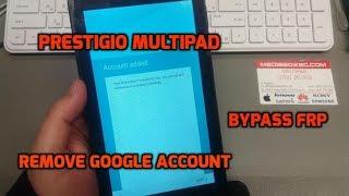 Prestigio Multipad Wize PMT3407 Remove Google account,Bypass FRP.Without PC.