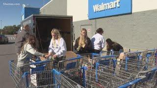 Warner Robins and Macon students come out in droves to help Stuff The Truck