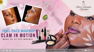 Star Visuals Studios I Glam in Motion | Full Face Makeup Session by Vee Mwangi | Model: Hilda Maina