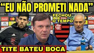 BATEU BOCA COM JORNALISTA NA COLETIVA! "EU NÃO PROMETI NADA!" FECHOU O TEMPO NO PÓS JOGO FLAMENGO!