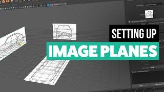 Setting up Image Planes in Maya