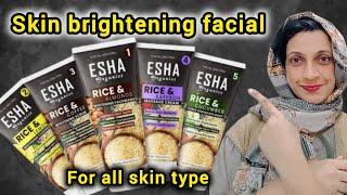 Esha organics products reviews|  facial at home #taibascreations