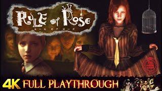 RULE OF ROSE | FULL GAME | Longplay Gameplay Walkthrough 4K/WIDESCREEN (Good & Bad Ending)