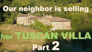 Tuscan home tour - our neighbor is SELLING! Part 2