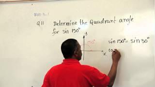 Determine Quadrant Angle Mod 3 Sec1 Q 11