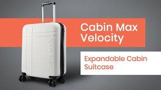 Cabin Max Velocity Expandable Cabin Suitcase 55x40x20 cm