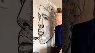 7/20 Zander- 20 rooms, 20 murals, 20 faces, one awesome project W Seattle hotel. #visitseattle