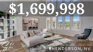 Modern Luxury Home in Henderson, NV- Gated Community with Golf Course Views