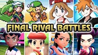 Evolution of Rival Final Pokémon Battles (1996 - 2024)