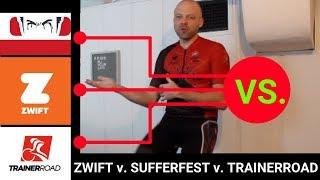 Zwift v Sufferfest v TrainerRoad