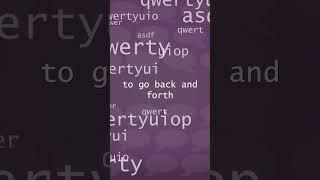 How I pronounced the keyboard (qwertyuiopasdfghjklzxcvbnm)