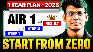 How to Crack JEE 2026 from Zero ? Ultimate Roadmap from Zero to Topper 